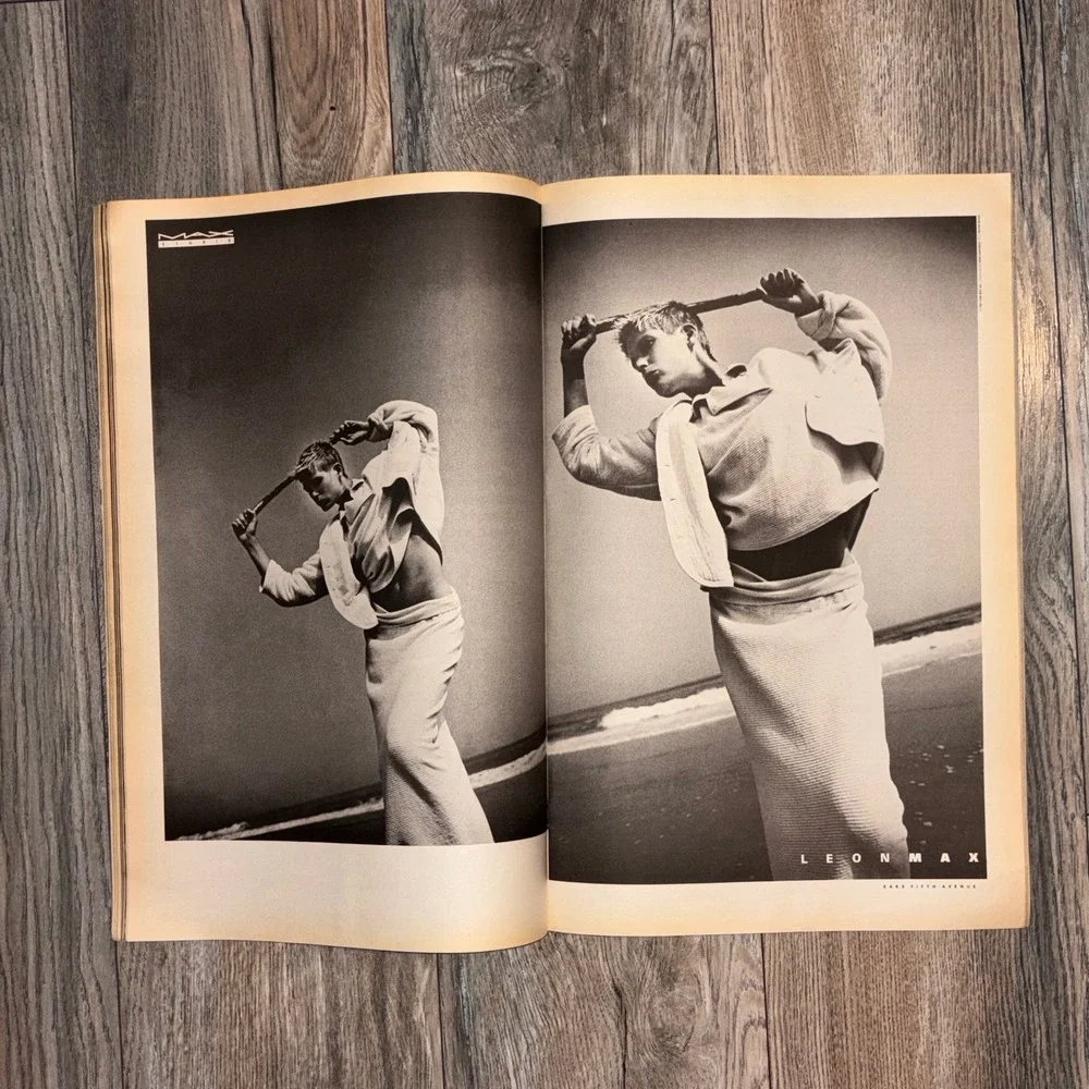 Vintage Interview Magazine September 1984 Joan Collins TV Special Valentino Ad